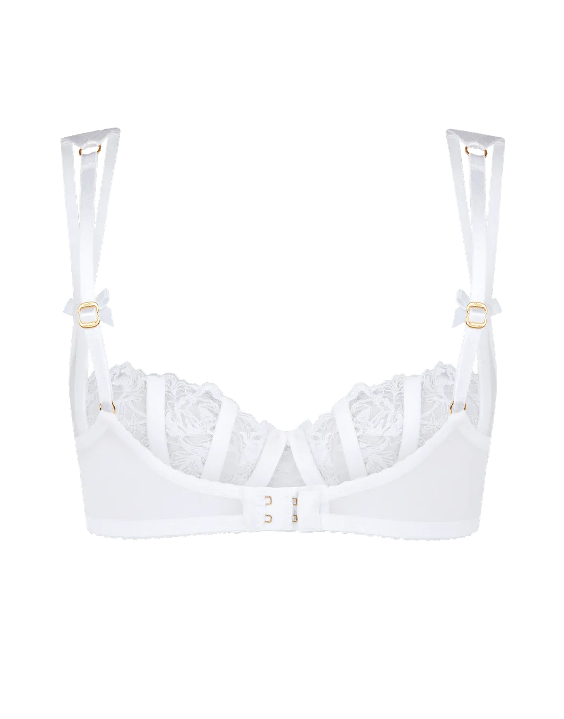 Rosia Balconette Underwired Bra White | Agent Provocateur