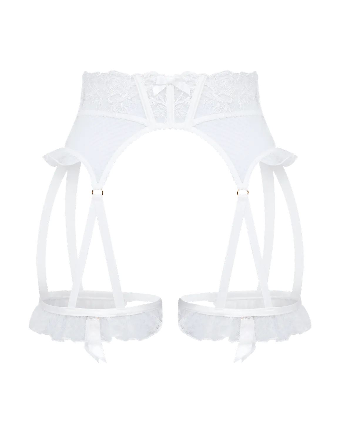Rosia Suspender White | Agent Provocateur