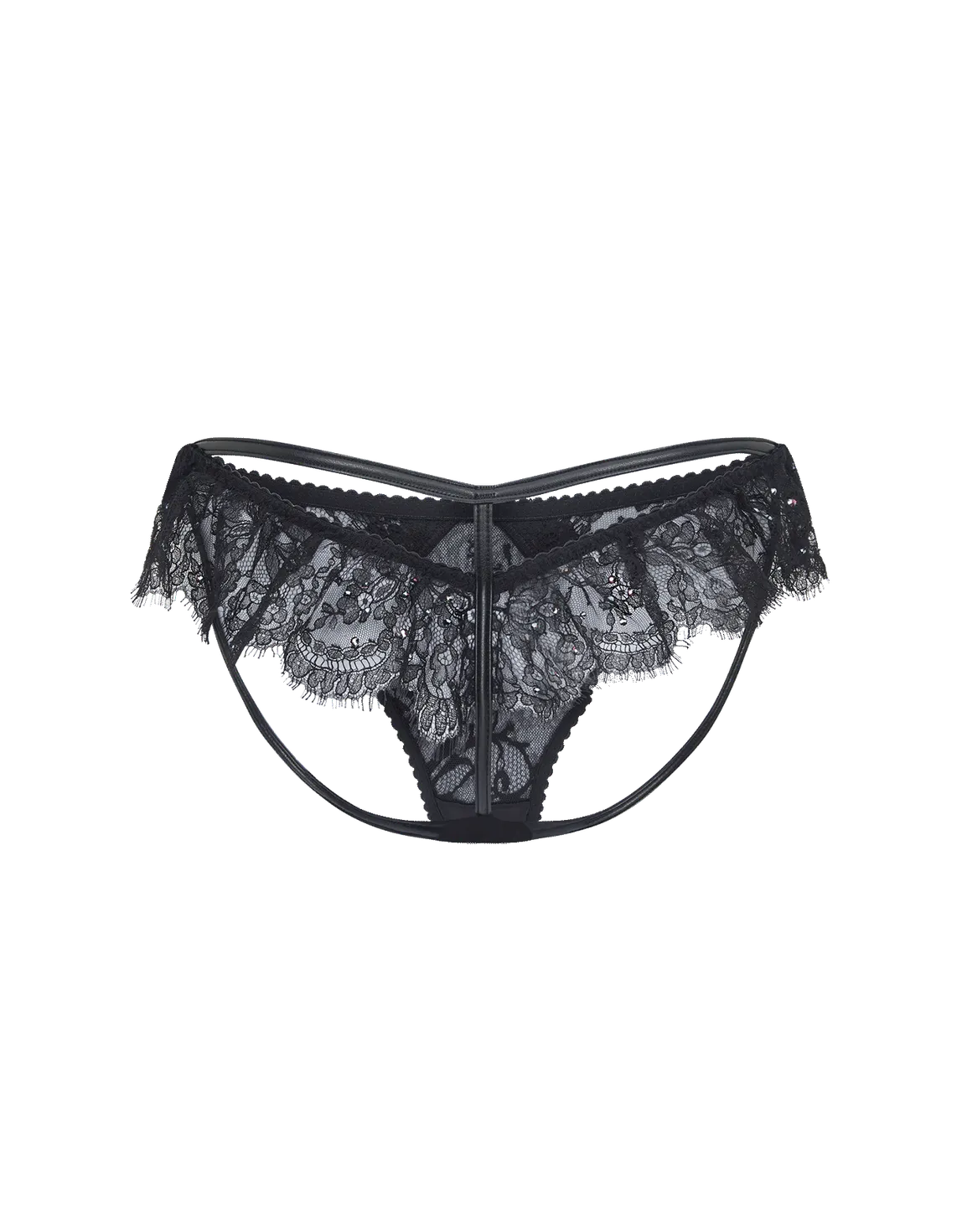 Roxannie Open Back Brief Black | Agent Provocateur