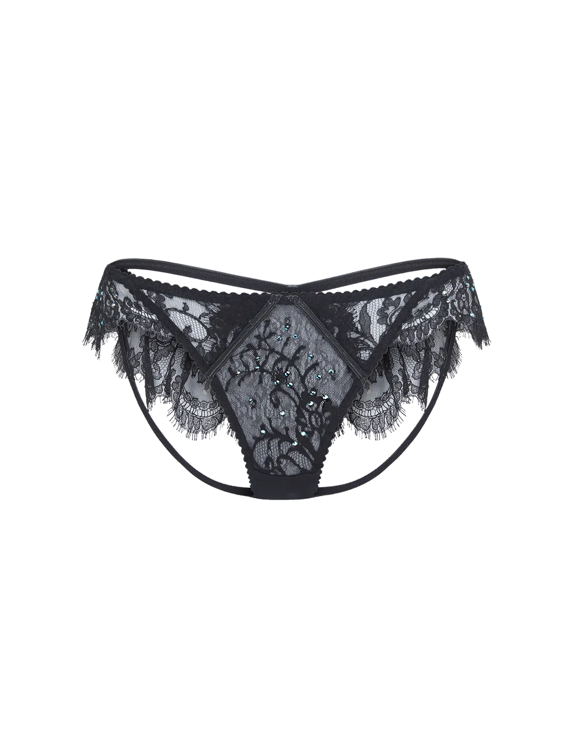 Roxannie Open Back Brief Black | Agent Provocateur