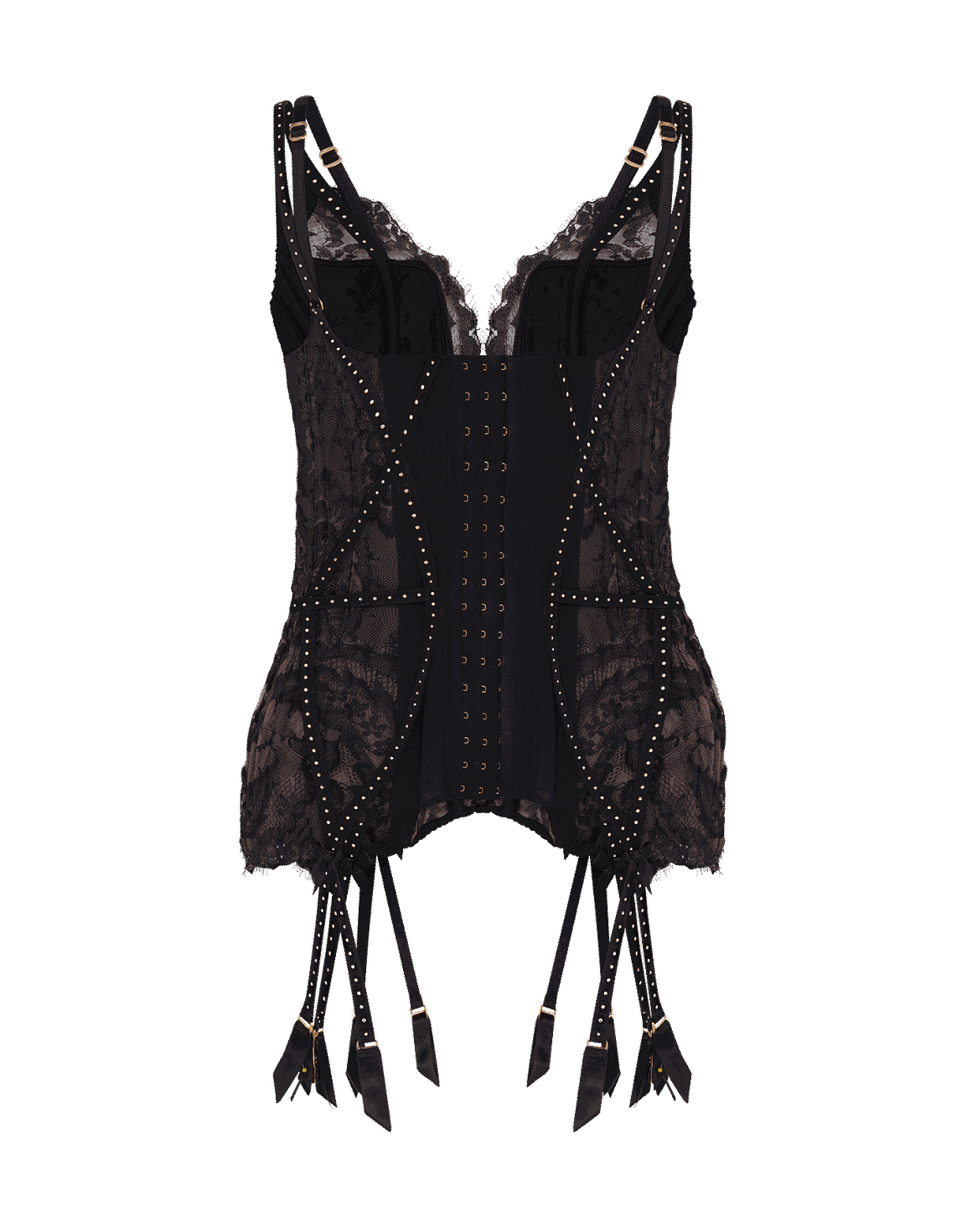 Temptressa Basque Mink/Black | Agent Provocateur