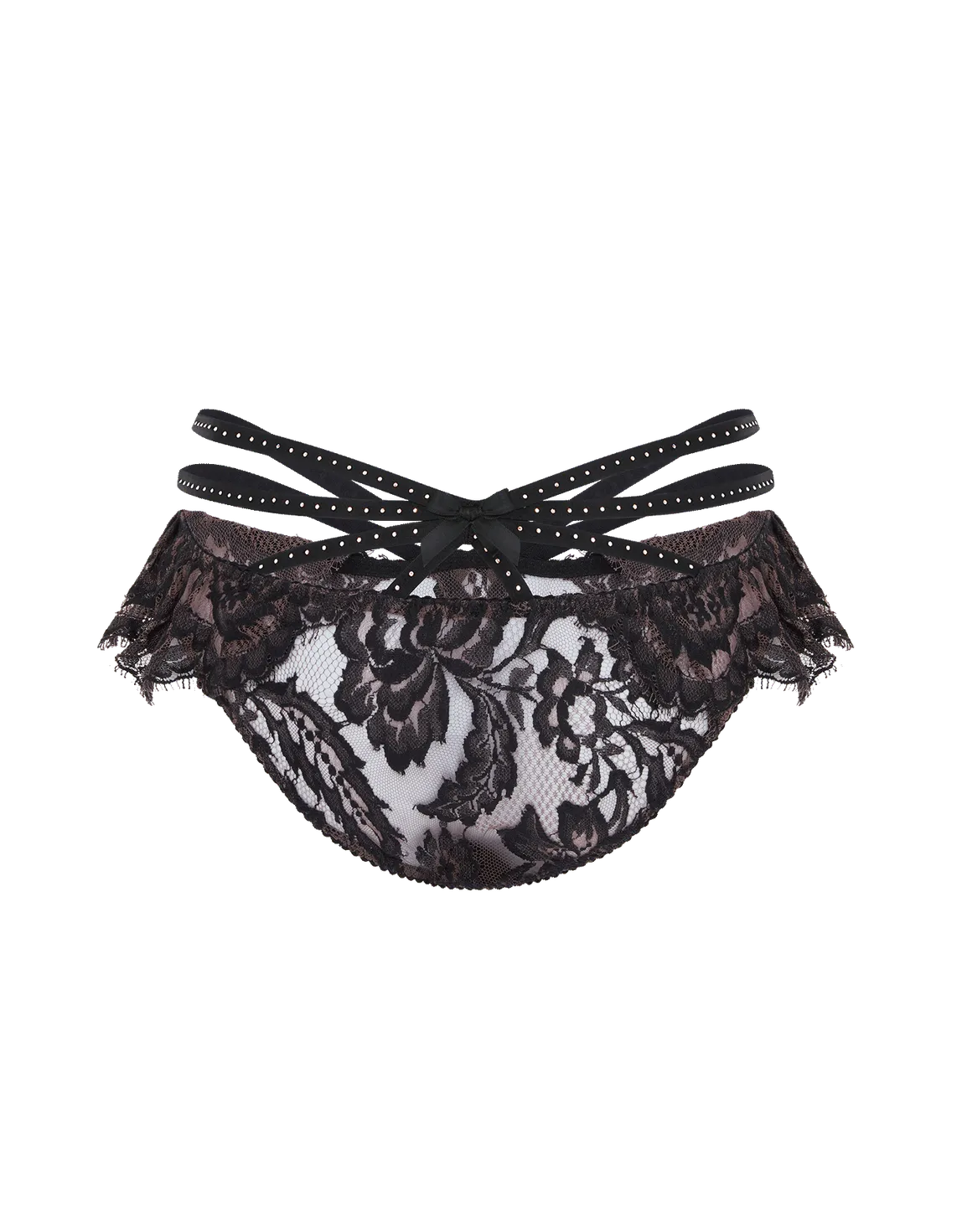 Temptressa Full Brief Mink/Black | Agent Provocateur