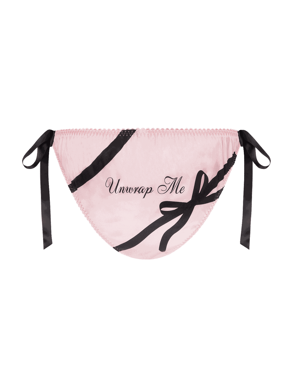 Unwrap Me Tie-Side Brief Baby Pink/Black | Agent Provocateur