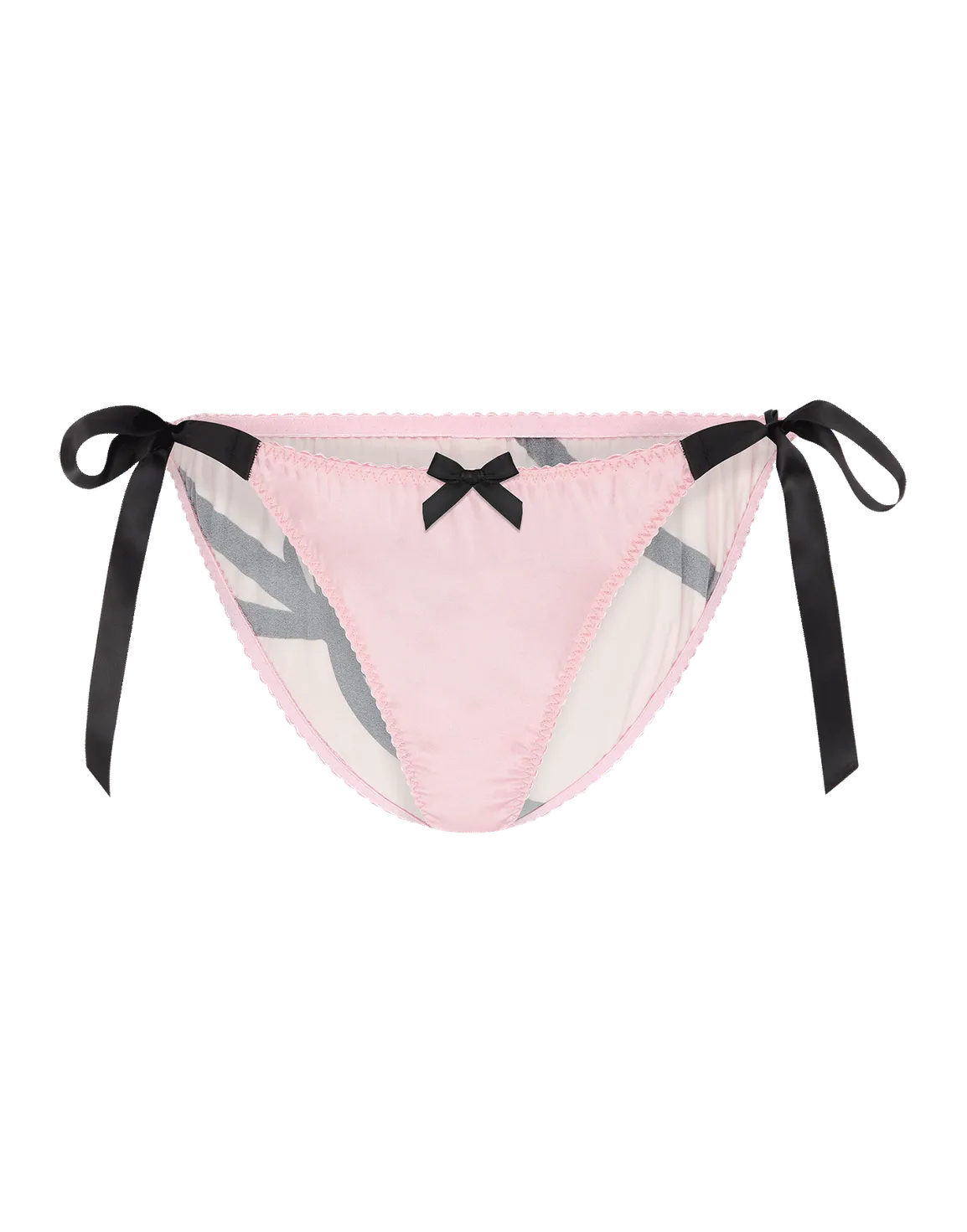 Unwrap Me Tie-Side Brief Baby Pink/Black | Agent Provocateur