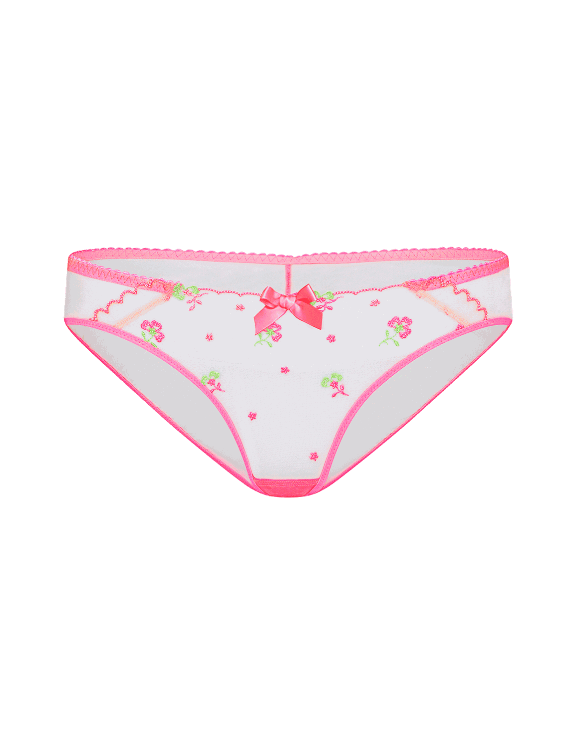 Willowe Full Brief Pink/Green | Agent Provocateur