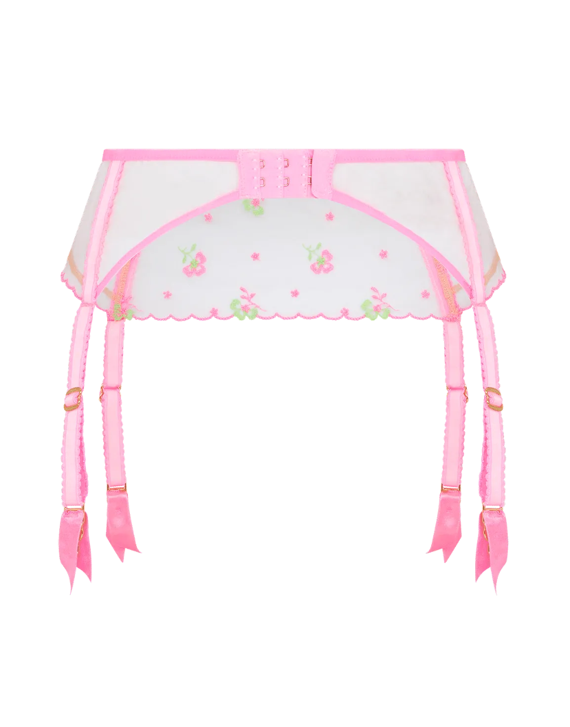 Willowe Suspender Pink/Green | Agent Provocateur