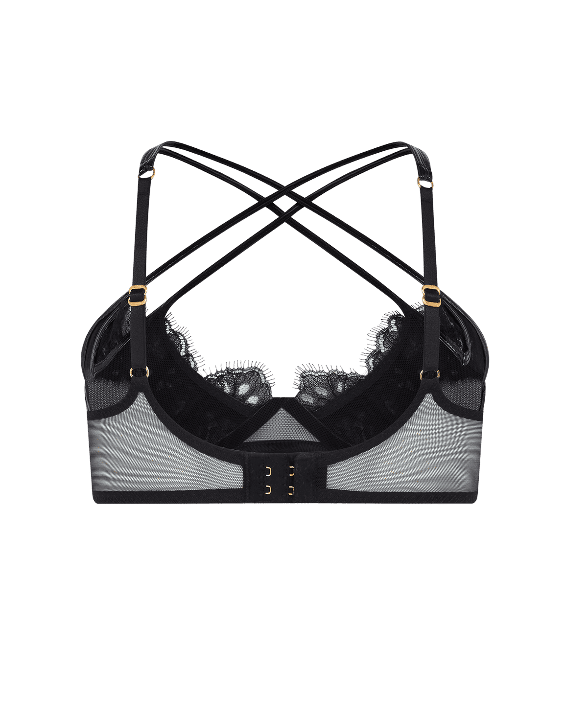 Ariella Plunge Underwired Bra Black | Agent Provocateur
