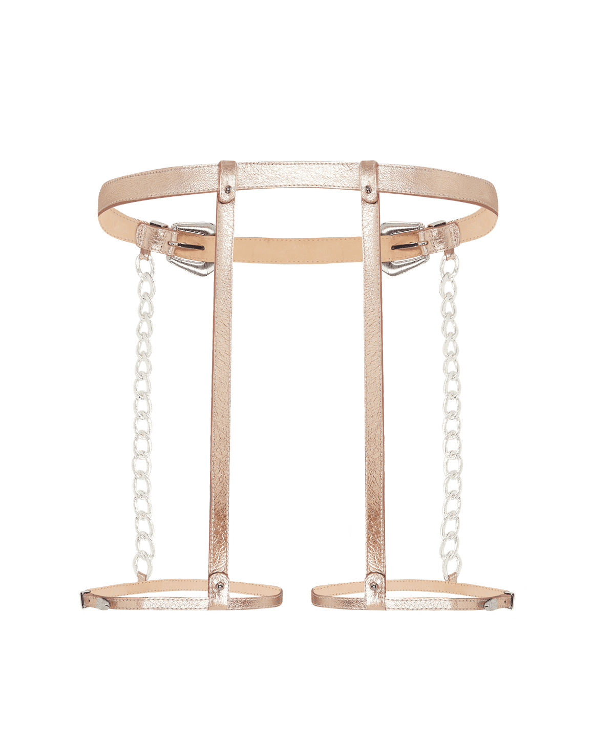 Dallis Chaps Champagne/Rose Gold | Agent Provocateur