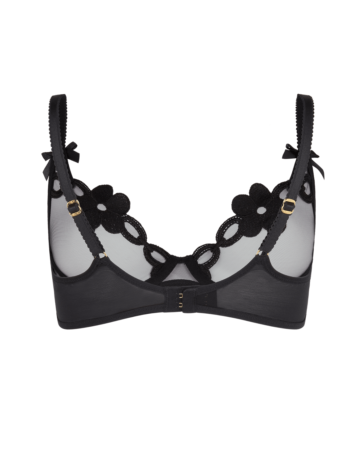 Daysi Plunge Underwired Bra Black | Agent Provocateur