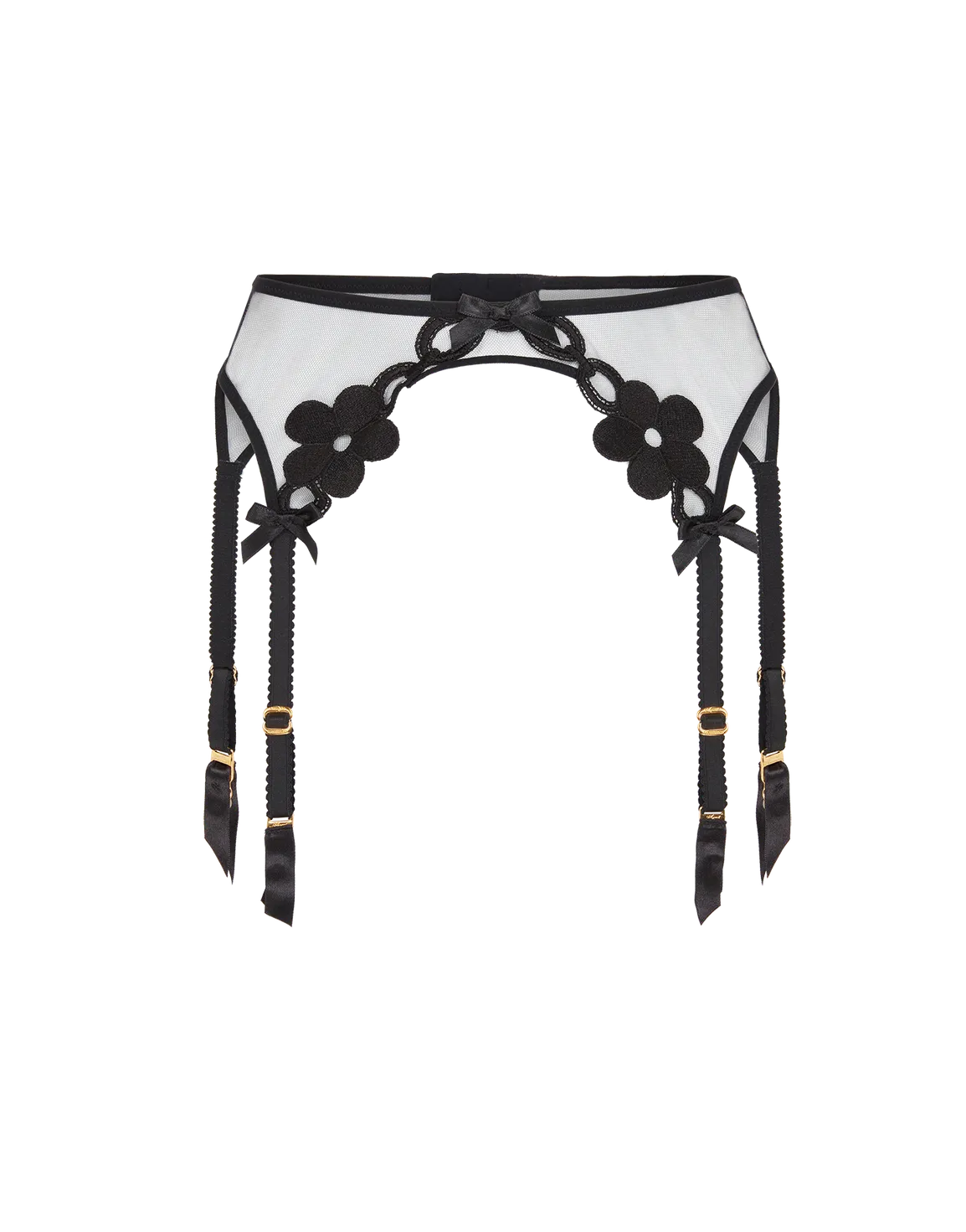 Daysi Suspender Black/Black | Agent Provocateur