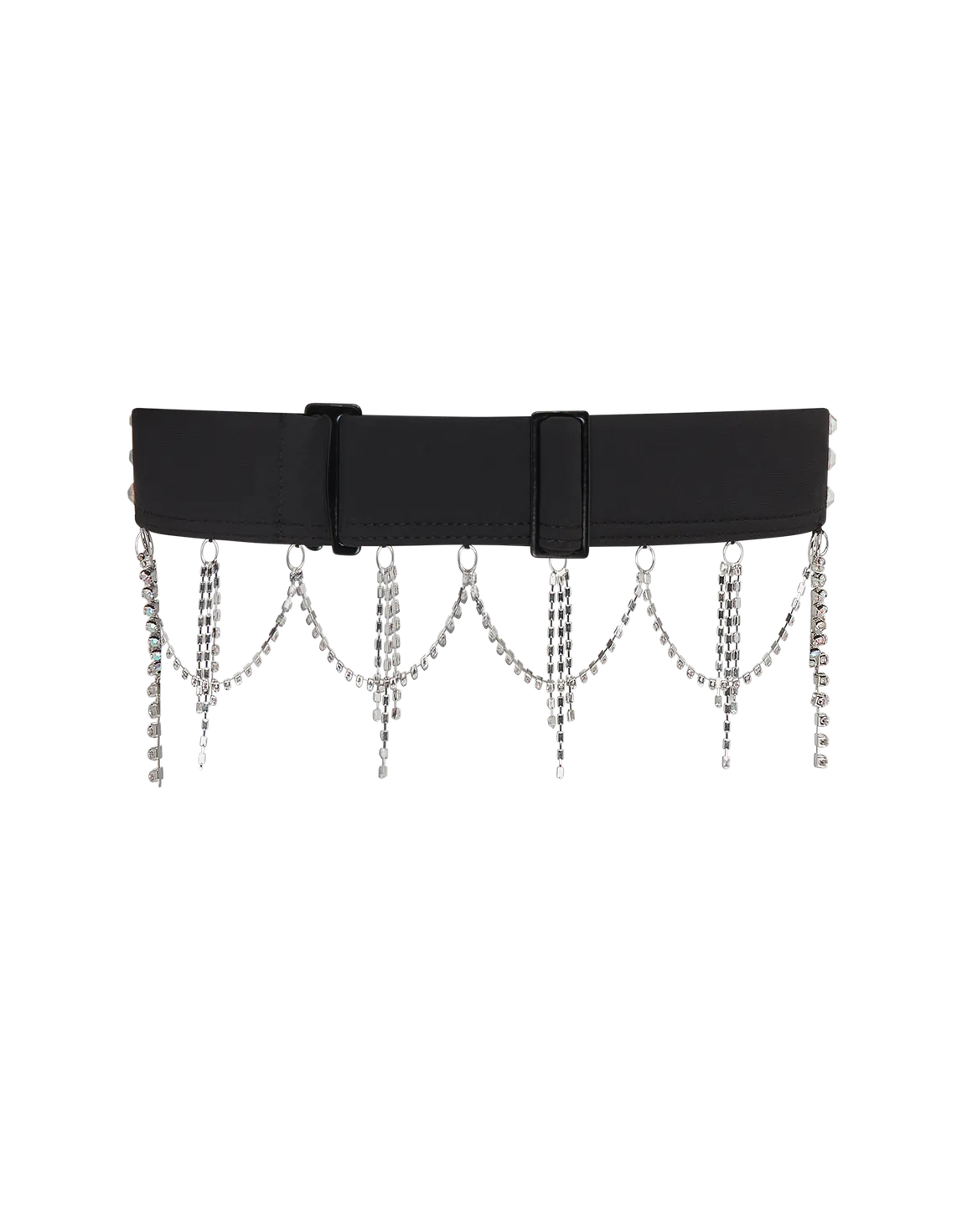 Deimante Garter Black/Aurora Borealis | Agent Provocateur