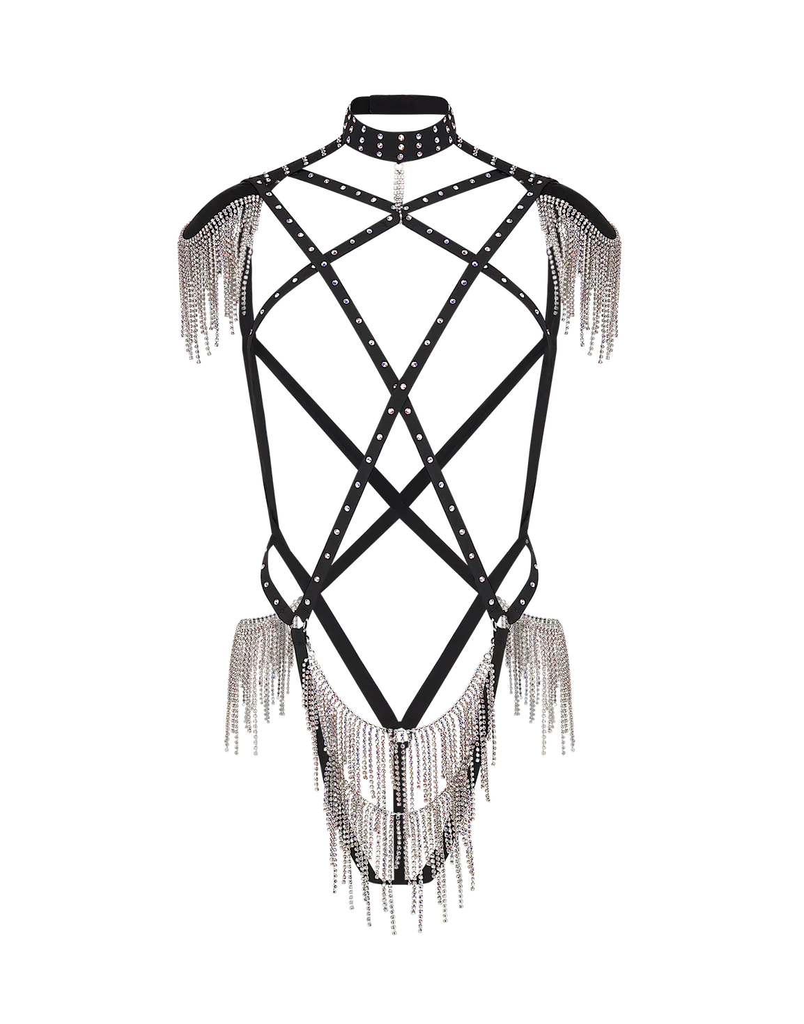 Deimante Playsuit Black/Aurora Borealis | Agent Provocateur