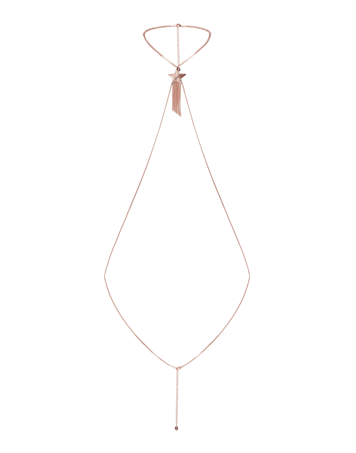 Dustie Body Chain Rose Gold/Crystal | Agent Provocateur