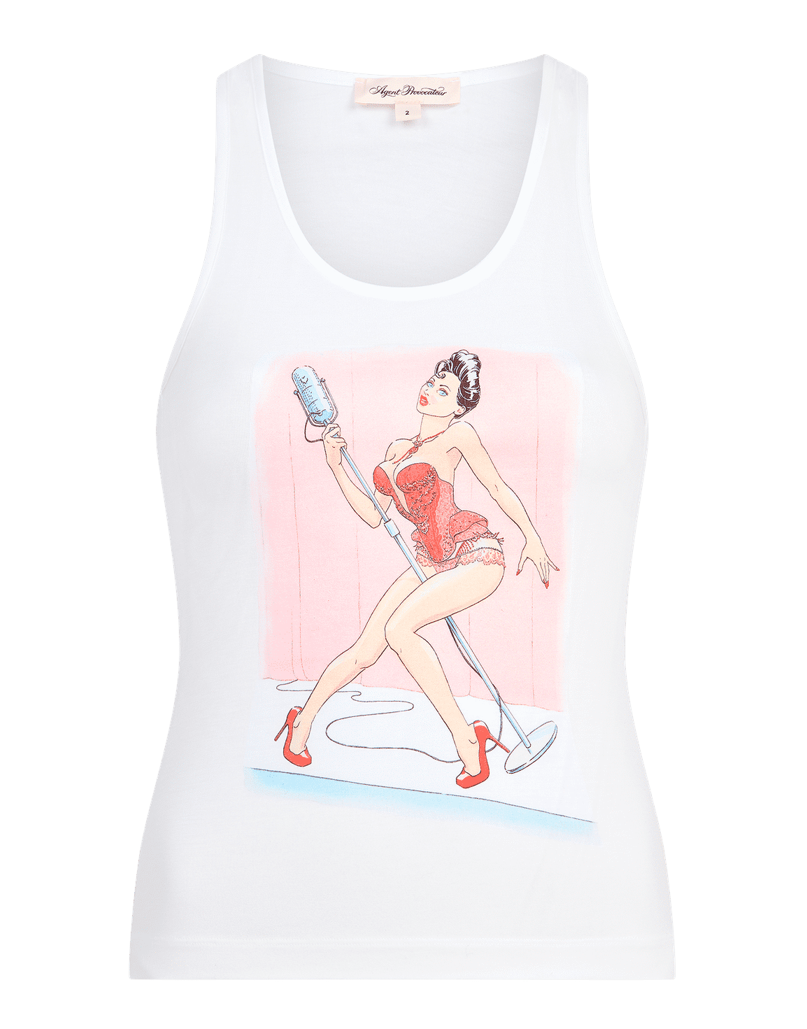 Elvis Vest White | Agent Provocateur