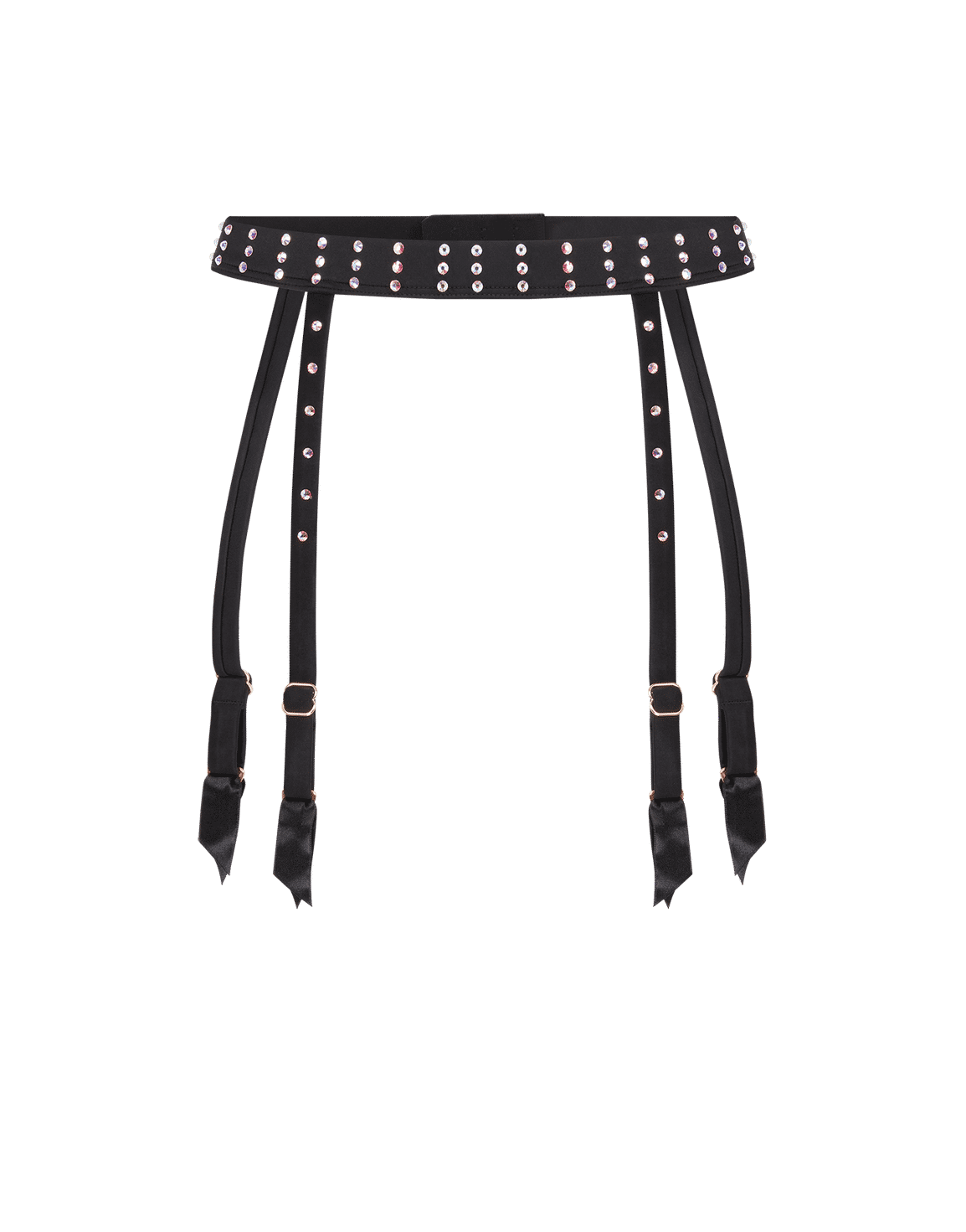 Estellie Suspender Black/Aurora Borealis | Agent Provocateur