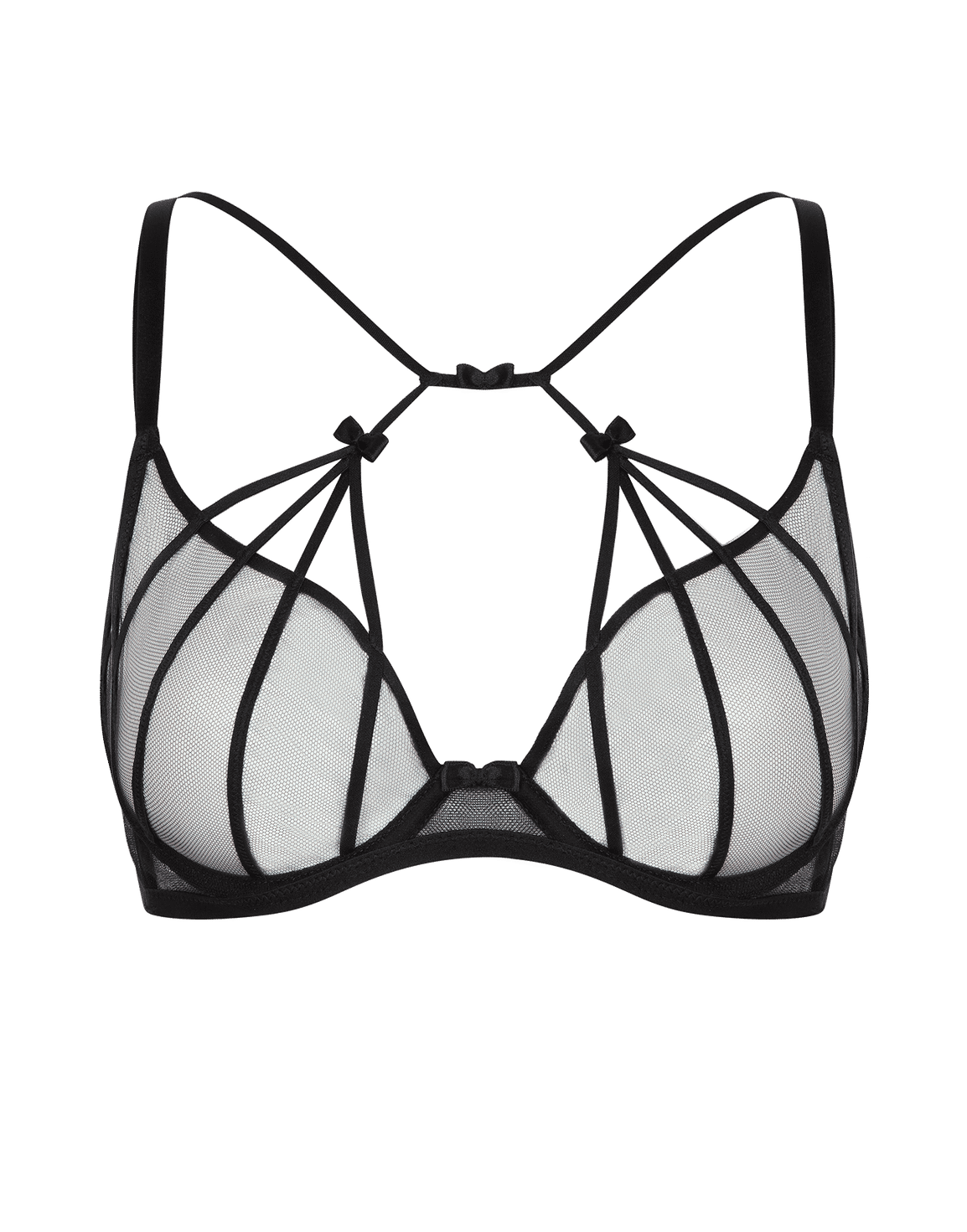 Missi Plunge Underwired Bra Black | Agent Provocateur