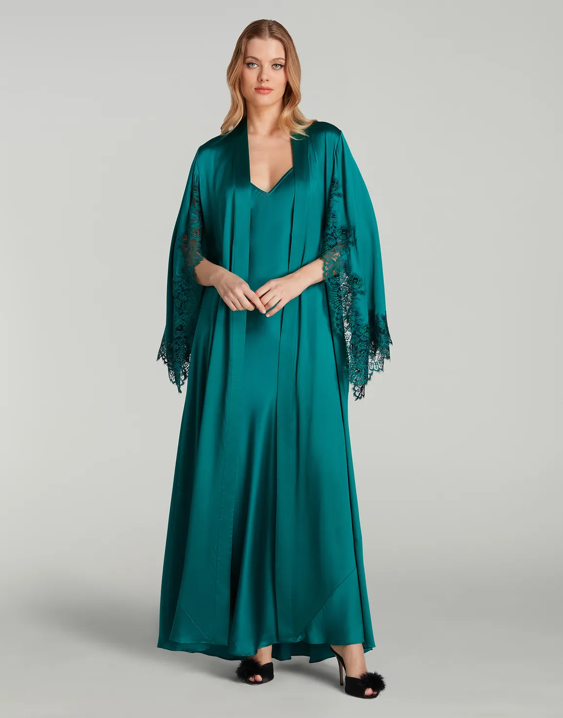 Solanna Long Slip Solanna Green | Agent Provocateur