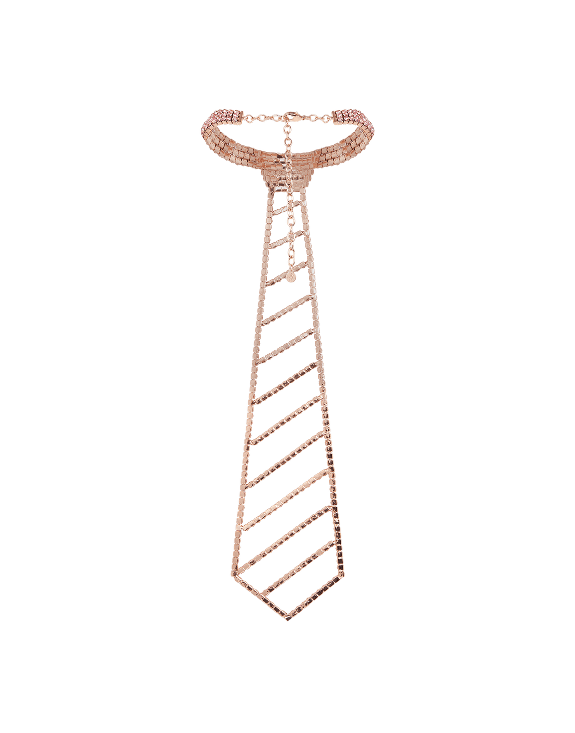 Zoelle Tie Rose Gold/Crystal | Agent Provocateur