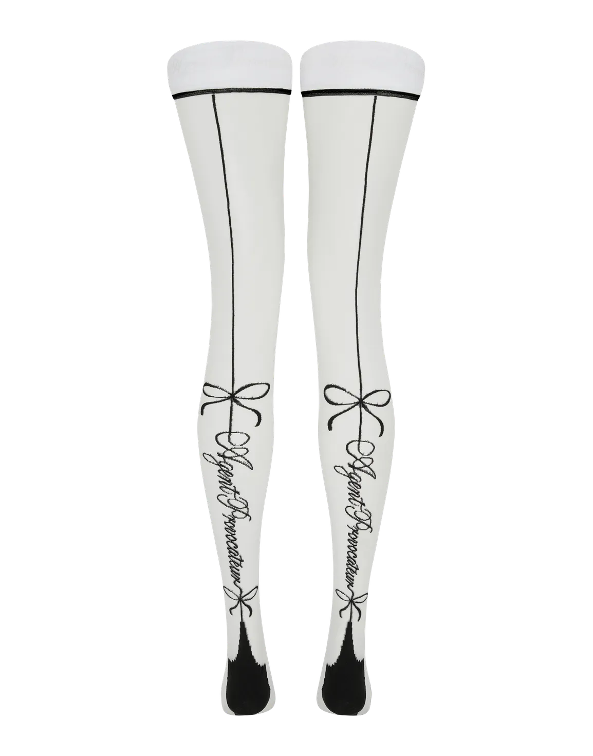 AP Signature Hold Ups White/Black | Agent Provocateur