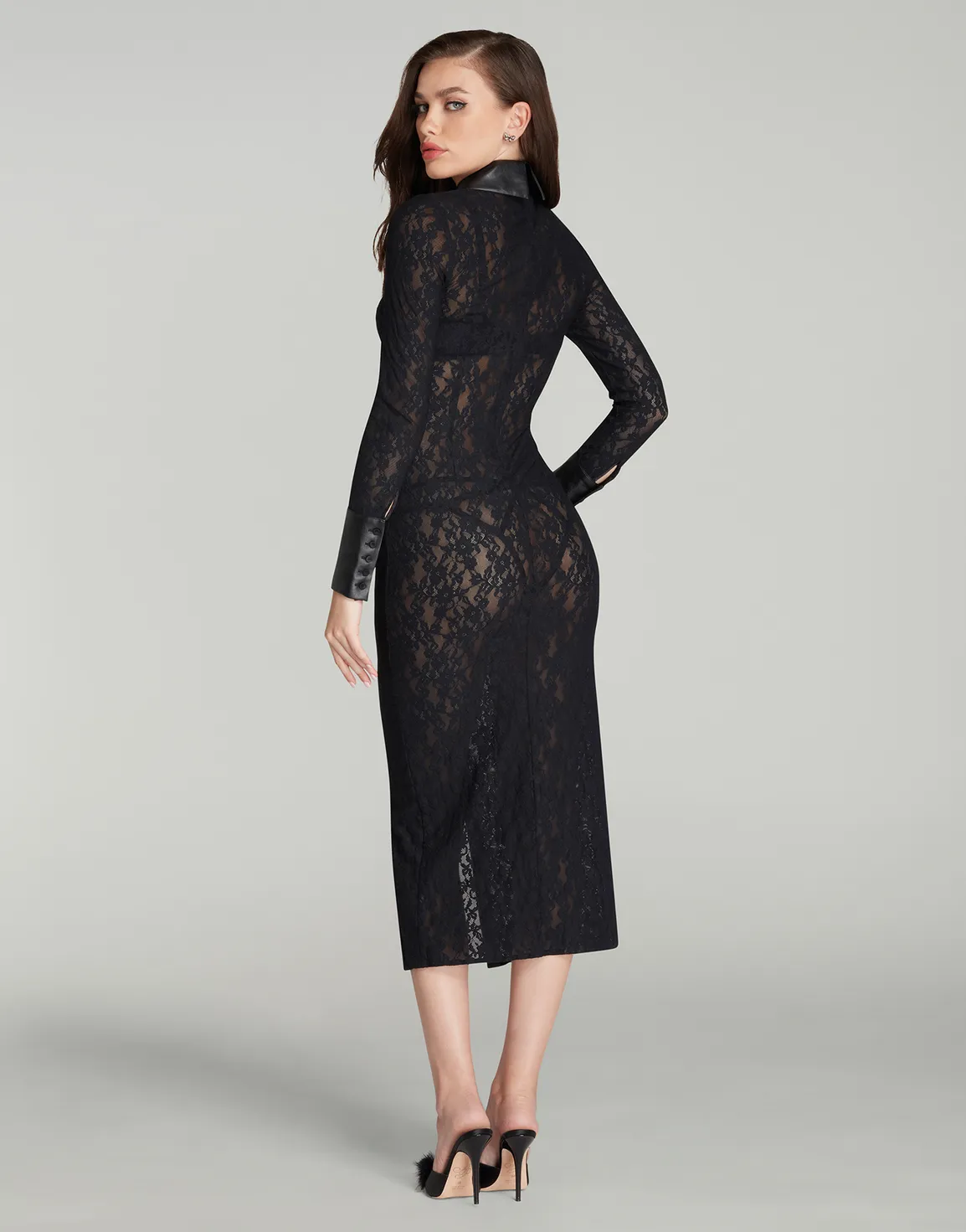 Violit Midi Dress Black | Agent Provocateur