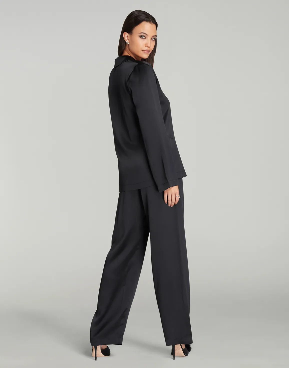 Cecily Pyjama Set Black | Agent Provocateur