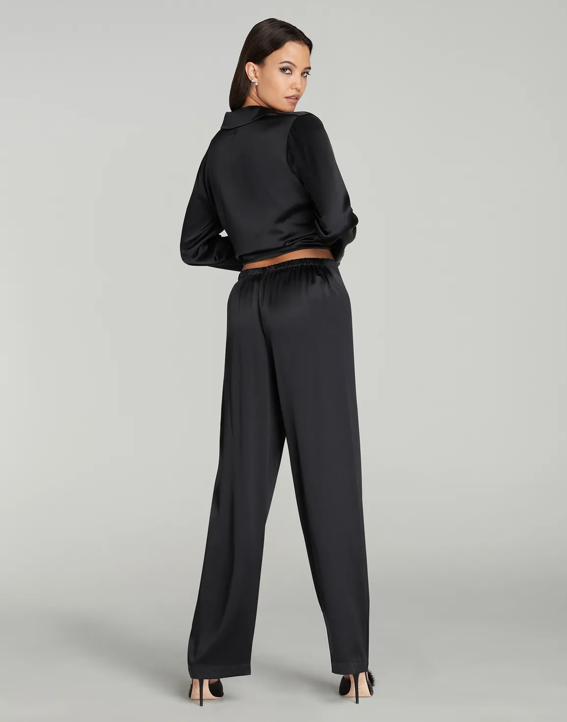 Cecily Pyjama Set Black | Agent Provocateur