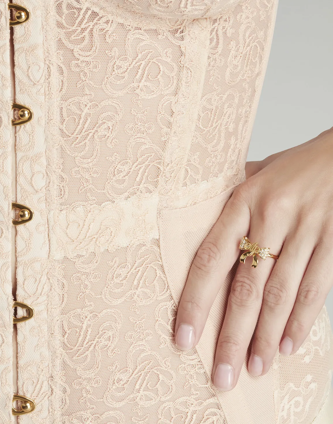 Brietta Ring Gold/Crystal | Agent Provocateur