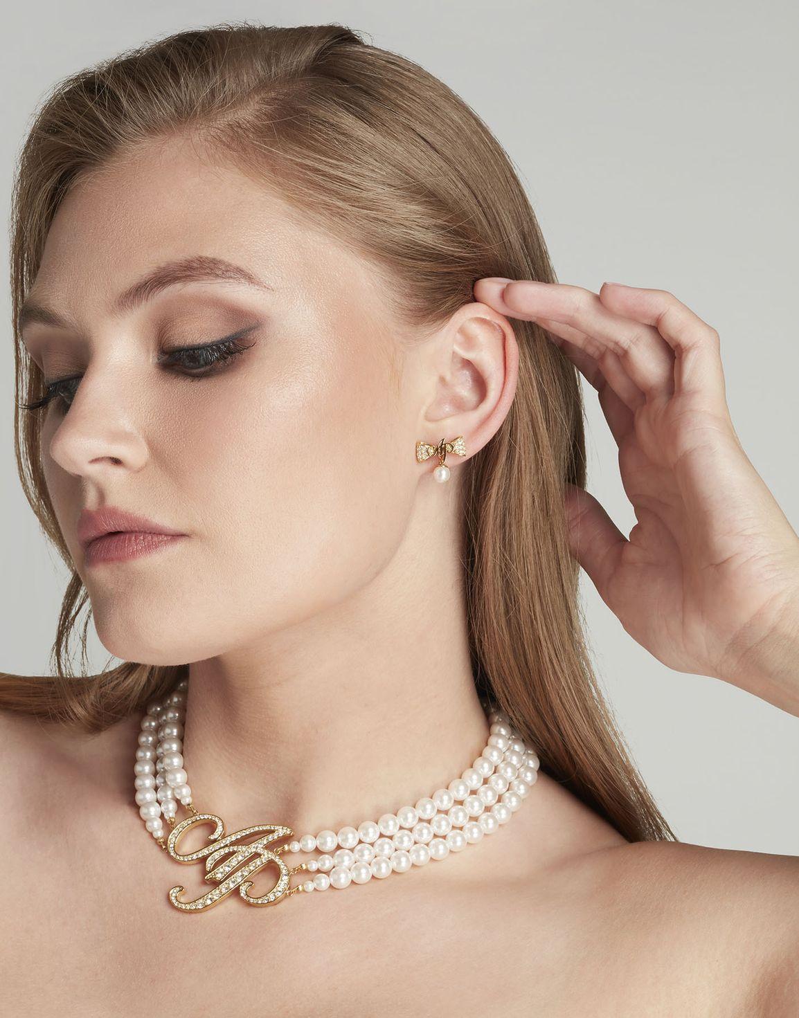Britt Necklace Gold/Pearl | Agent Provocateur