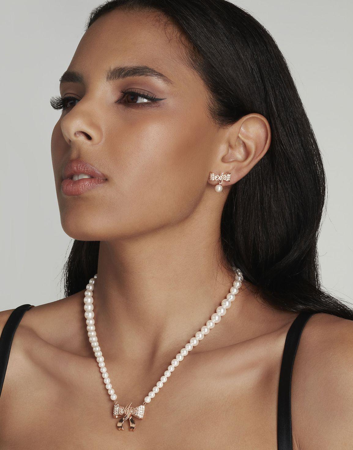 Brady Necklace Rose Gold/Pearl | Agent Provocateur