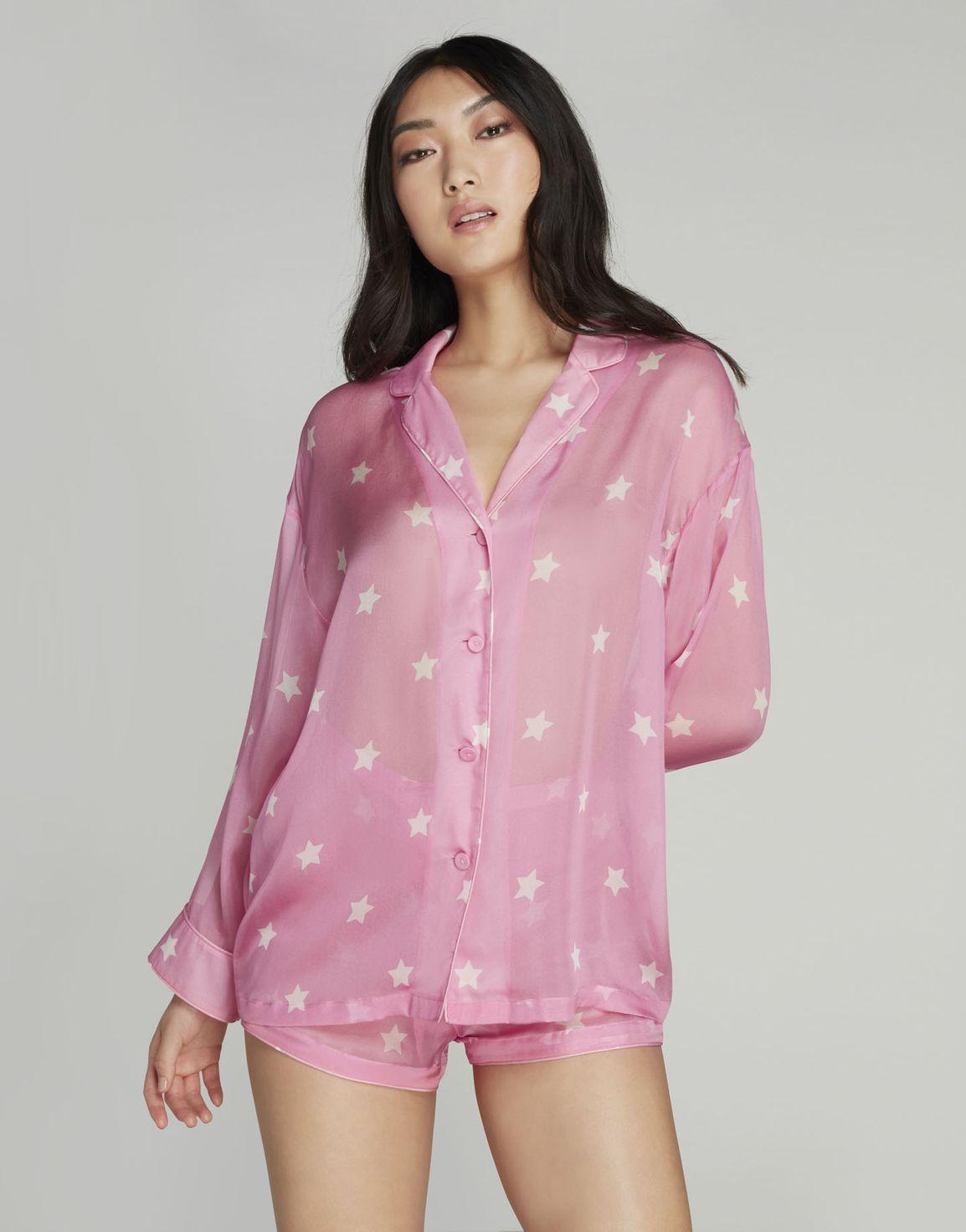 Cozmo Pyjama Shirt Pink | Agent Provocateur