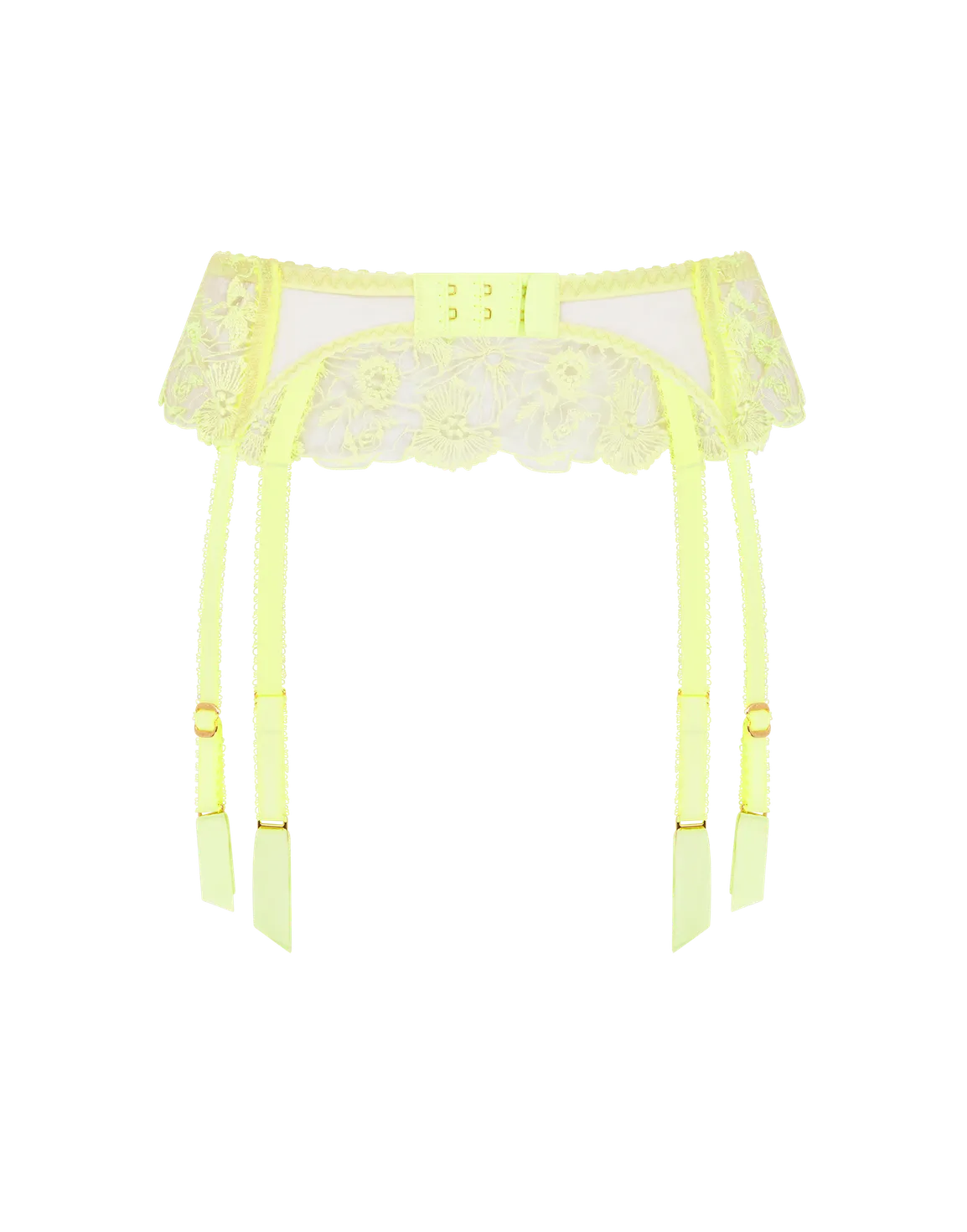 Jayce Suspender Neon Lemon/Sand | Agent Provocateur
