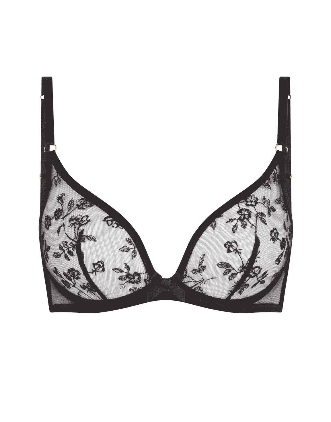 Henrieta Full Cup Underwired Bra Black | Agent Provocateur