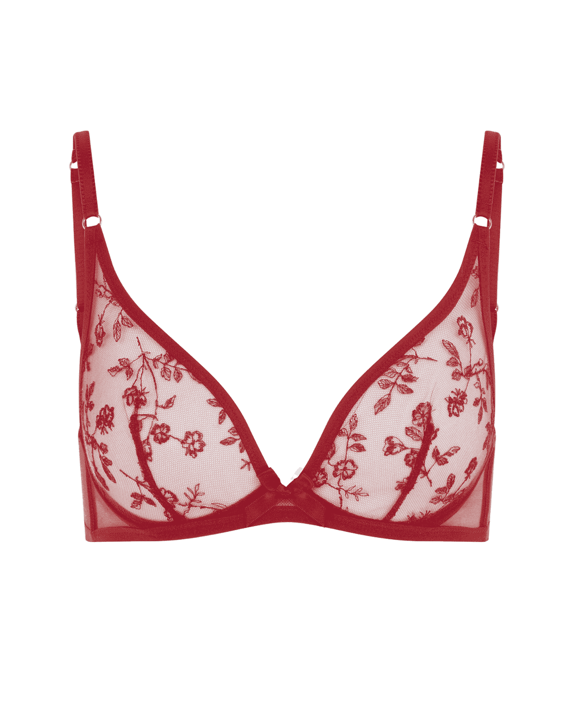 Henrieta Full Cup Underwired Bra Red | Agent Provocateur