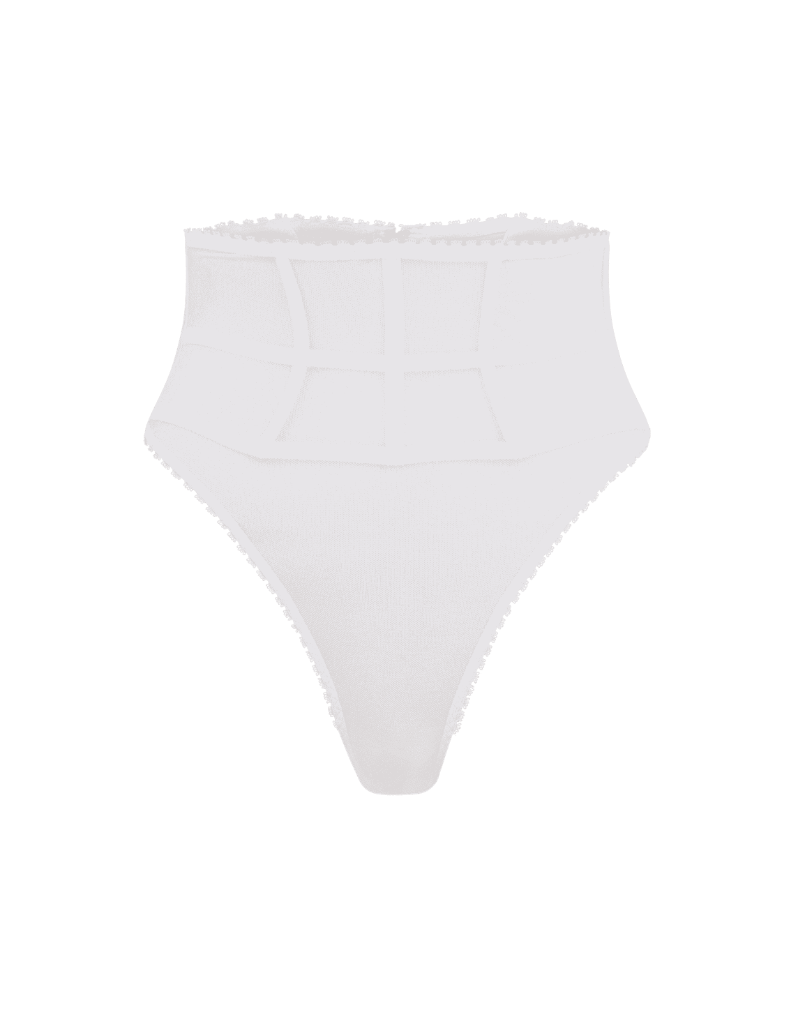 Burty High Waisted Thong White | Agent Provocateur