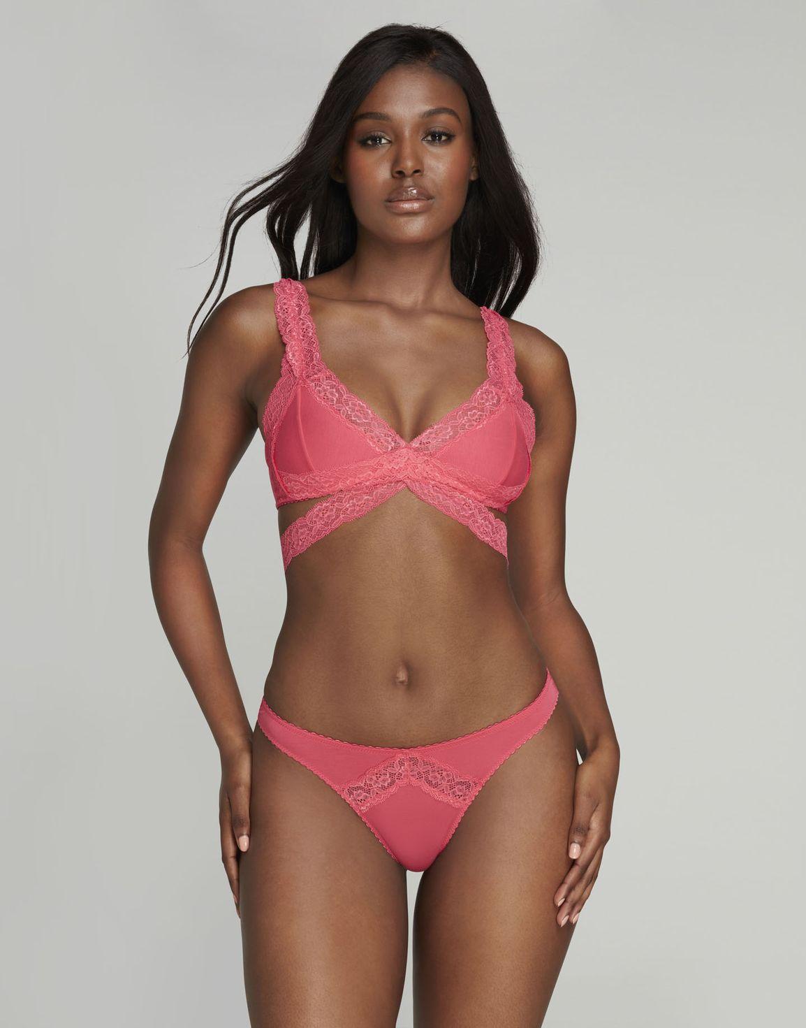 Clemmy High Apex Non Wired Bra Pink | Agent Provocateur