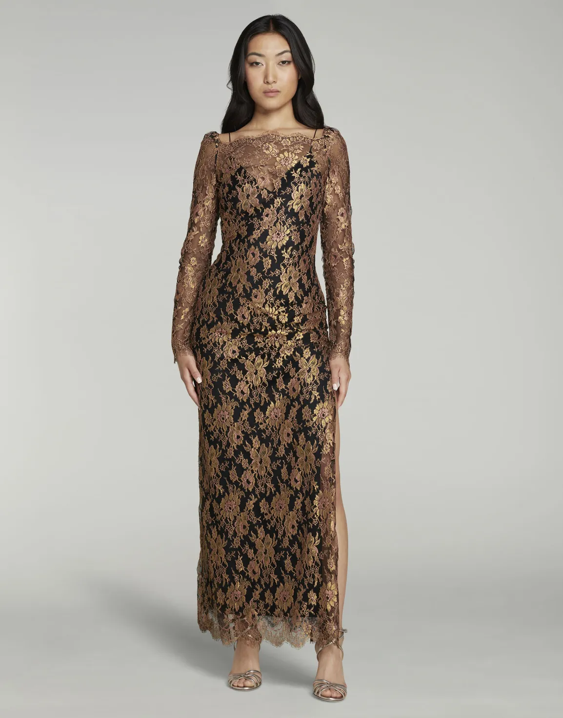 Constantia Long Slip Gold | Agent Provocateur
