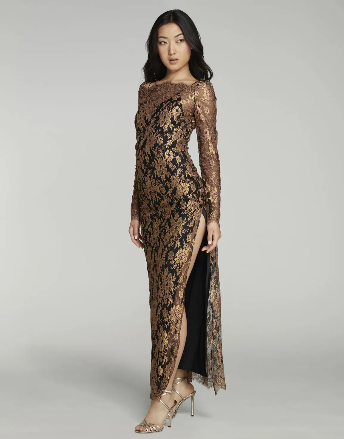 Constantia Long Slip Gold | Agent Provocateur