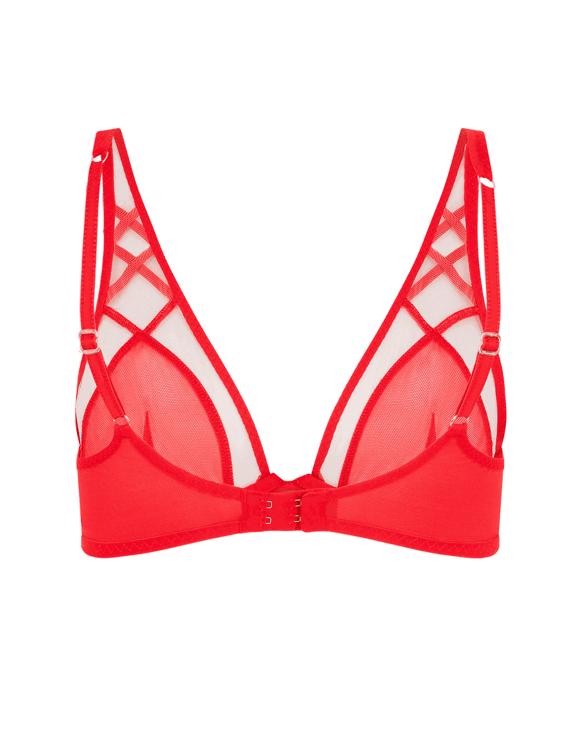 Cherise High Apex Underwired Bra
 Red/Sand | Agent Provocateur