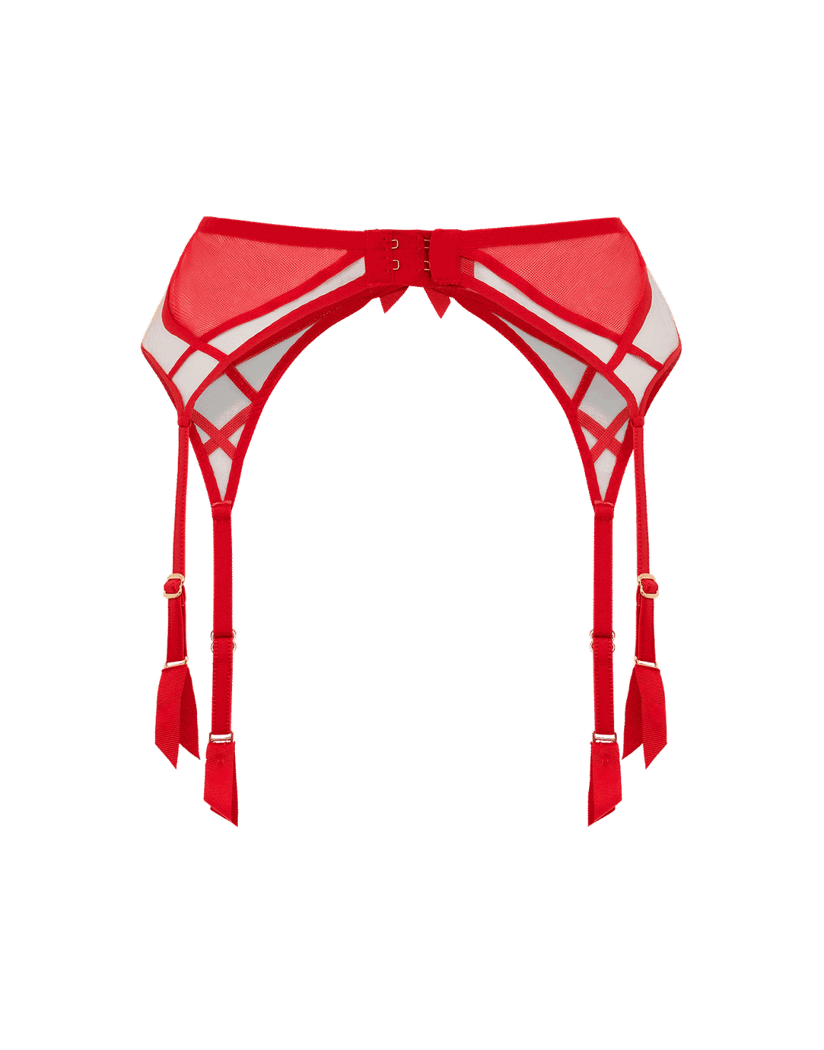 Cherise Suspender Red/Sand | Agent Provocateur