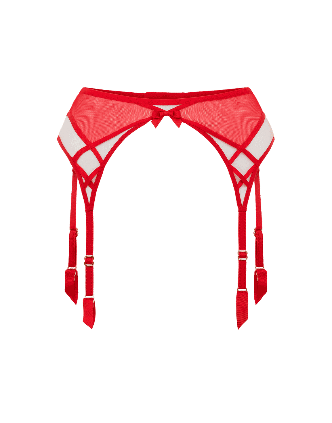 Cherise Suspender Red/Sand | Agent Provocateur