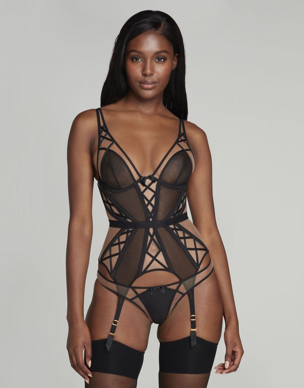 Cherise Basque Black | Agent Provocateur