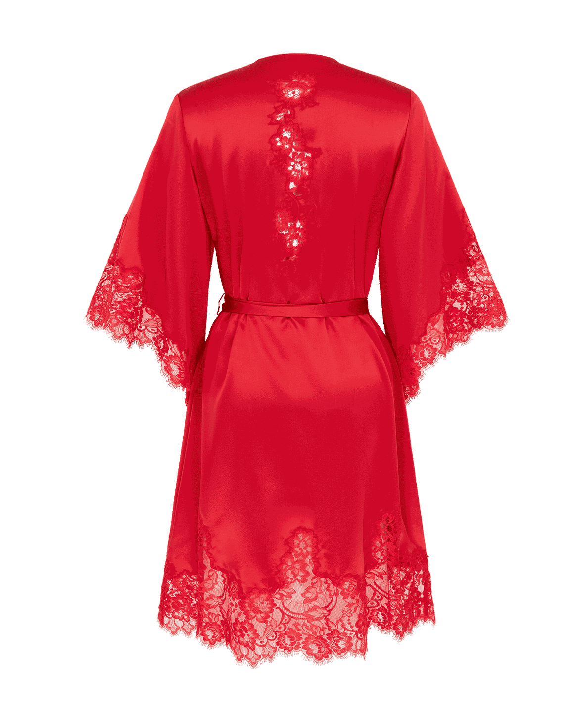 Emmaline Short Dressing Gown Red | Agent Provocateur