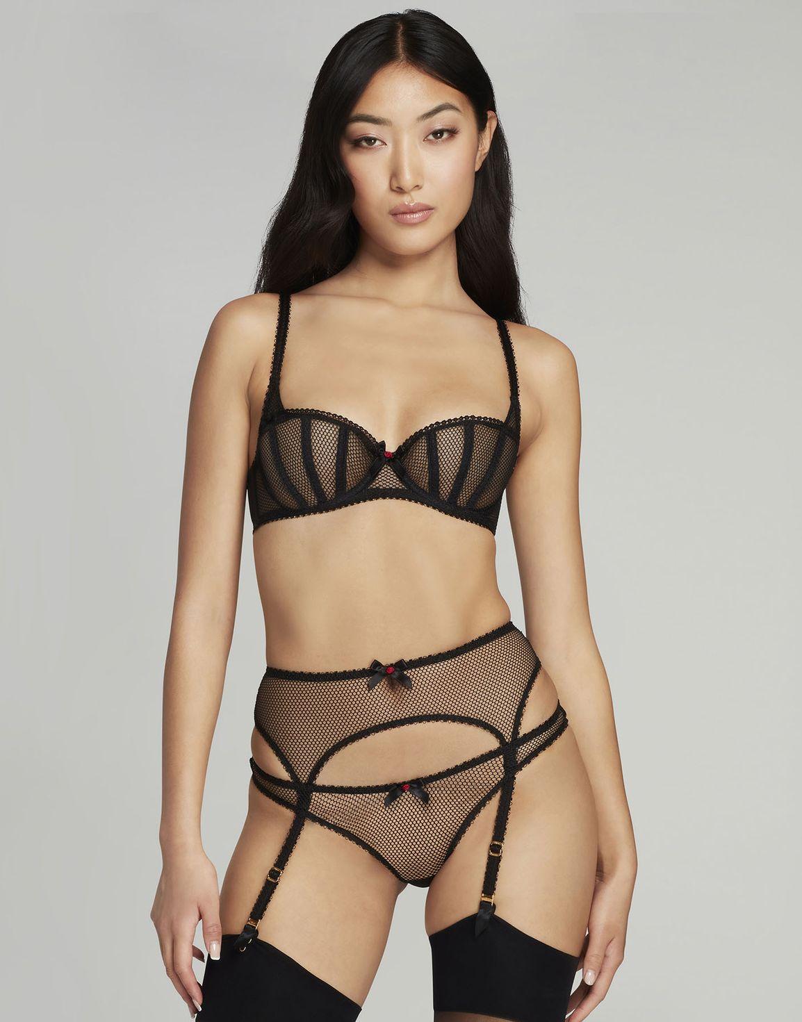 Raiven Suspender Black | Agent Provocateur