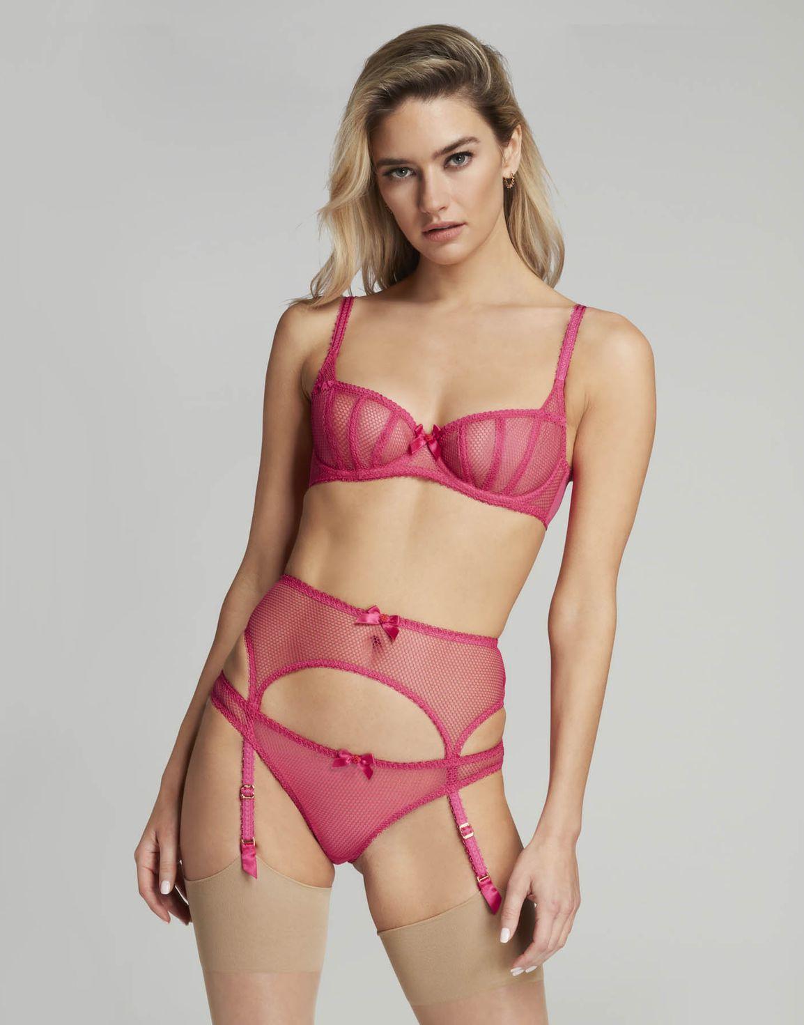 Raiven Suspender Pink | Agent Provocateur