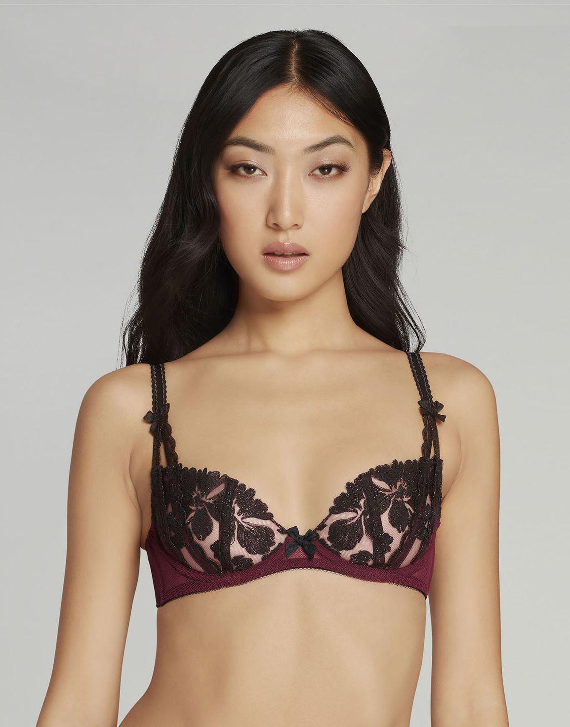 Elmina Balconette Underwired Bra Red | Agent Provocateur