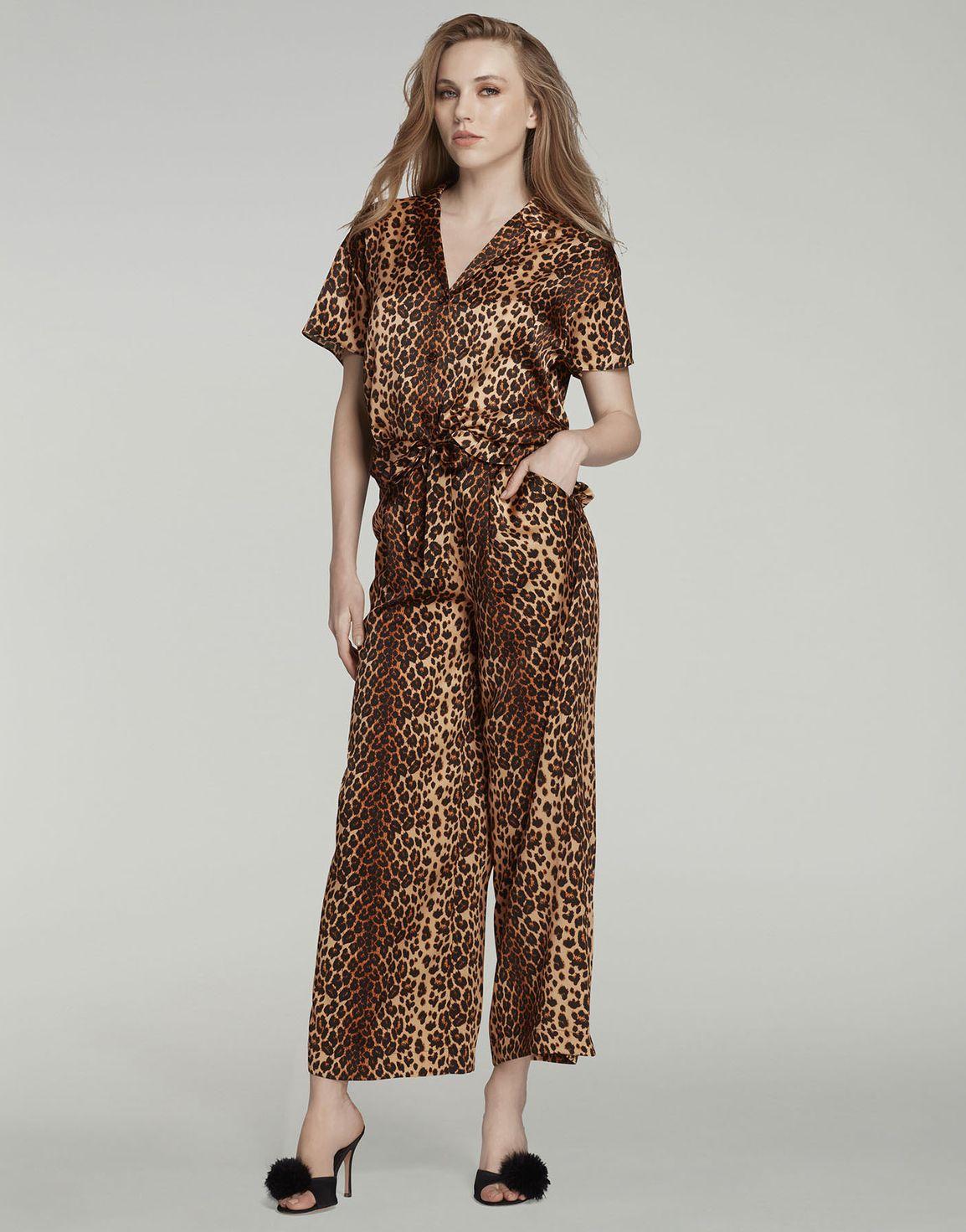 Kittie Pyjama Trousers Leopard | Agent Provocateur
