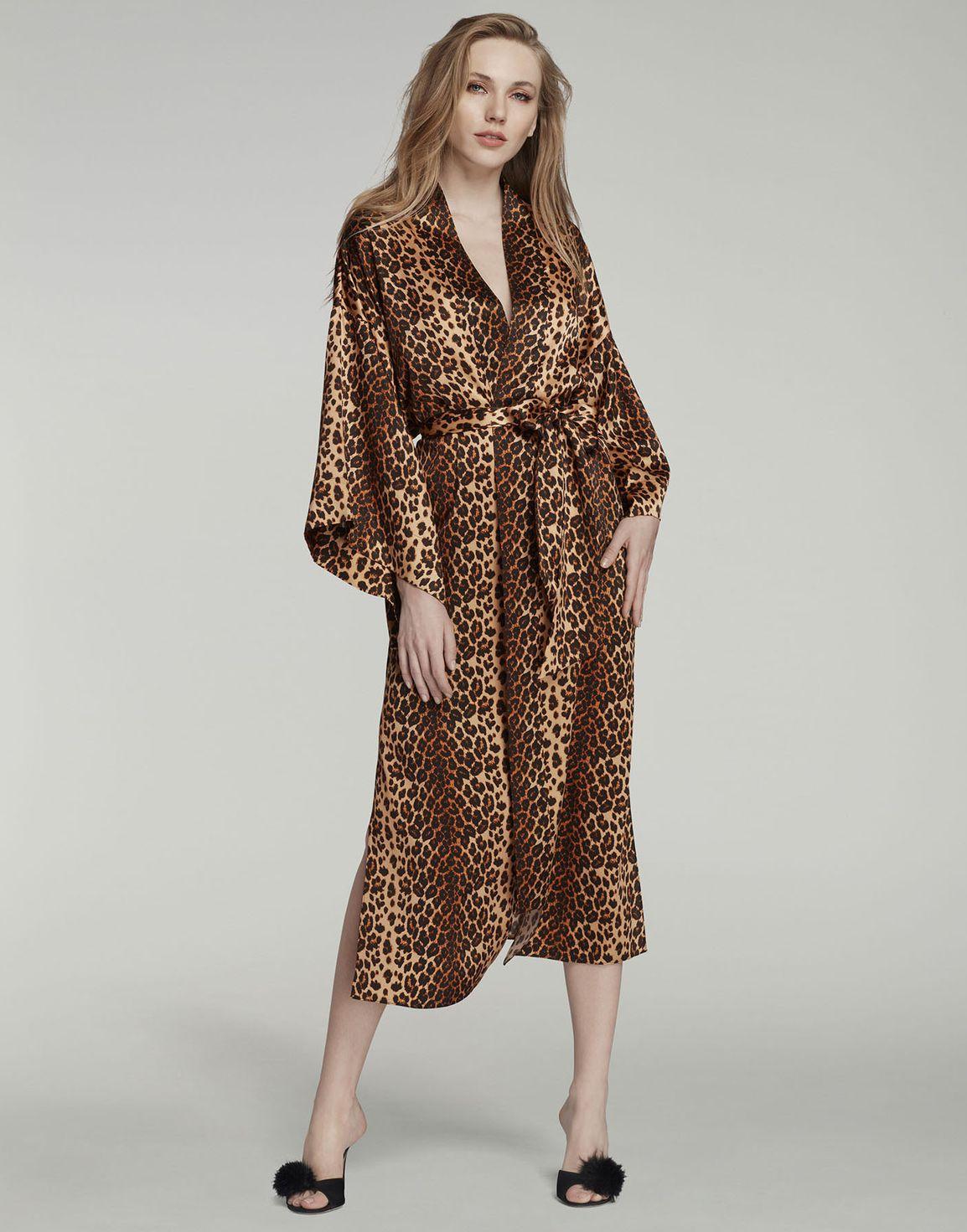 Kittie Long Kimono Leopard | Agent Provocateur