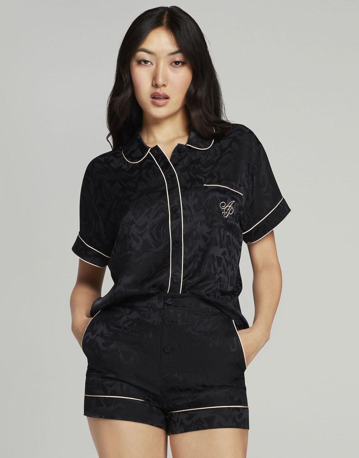 Kassidie Pyjama Shorts Black | Agent Provocateur