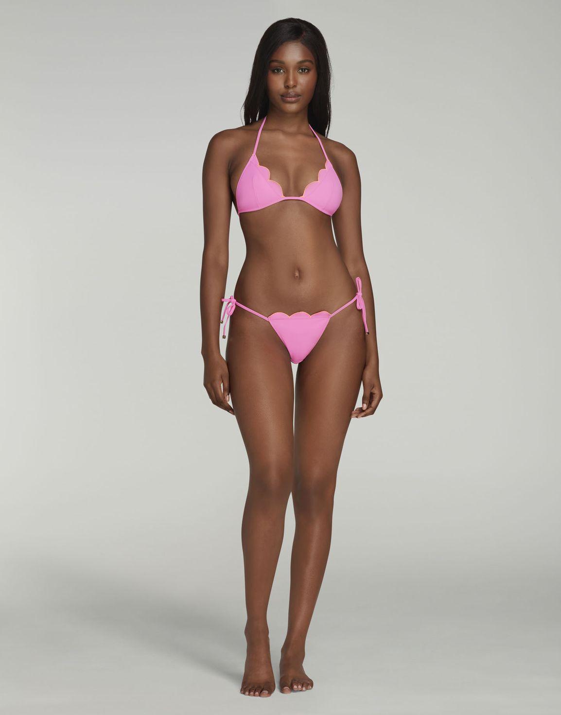 Lorna Tie Side Bikini Top Pink | Agent Provocateur
