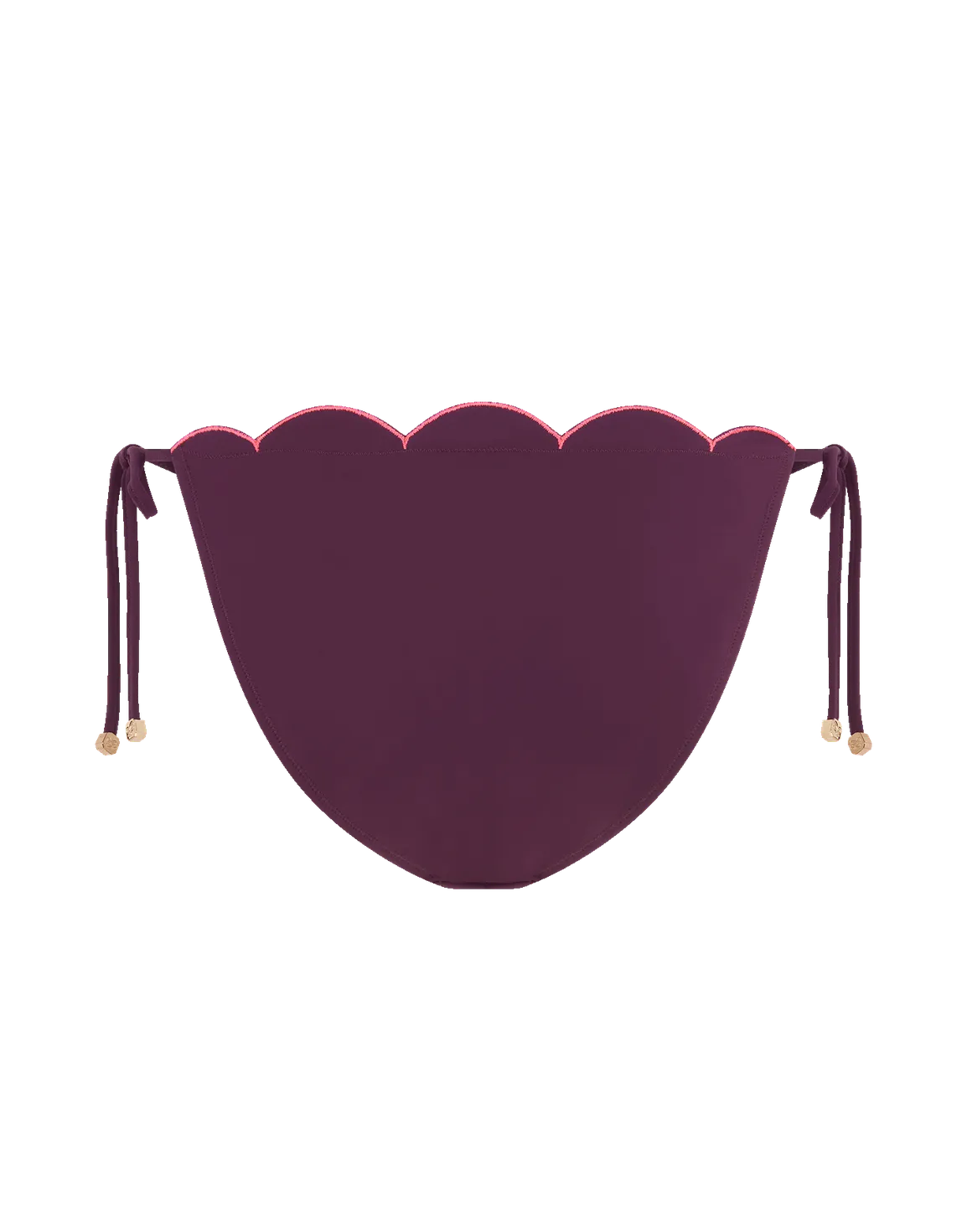 Lorna Tie Side Bikini Bottom Plum | Agent Provocateur